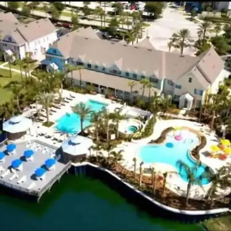 Hey 8 Guests Family Villa 2 Bdr 2 Bath Pool - Free Disney Shuttle - Washer-Dryer 3016